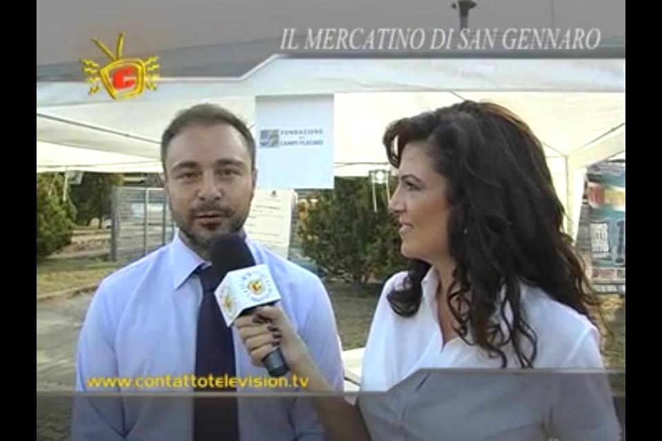 Contatto Tv  Il Mercatino di San Gennaro Incontro Serie A Pallavolo femminile Italia Germania