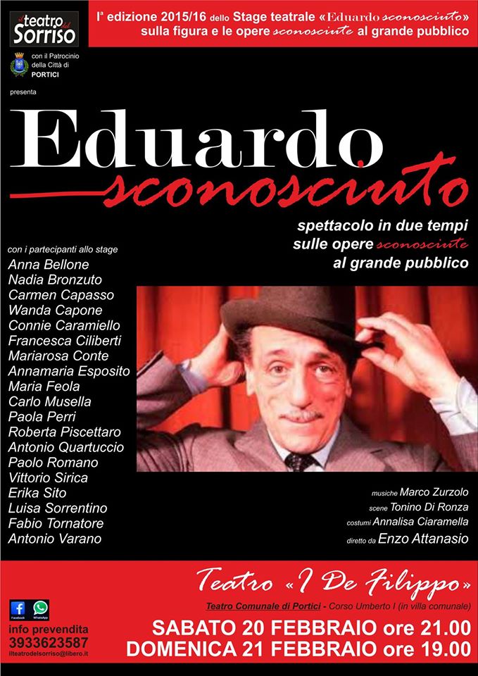 Rappresentazione Teatrale Eduardo Sconosciuto