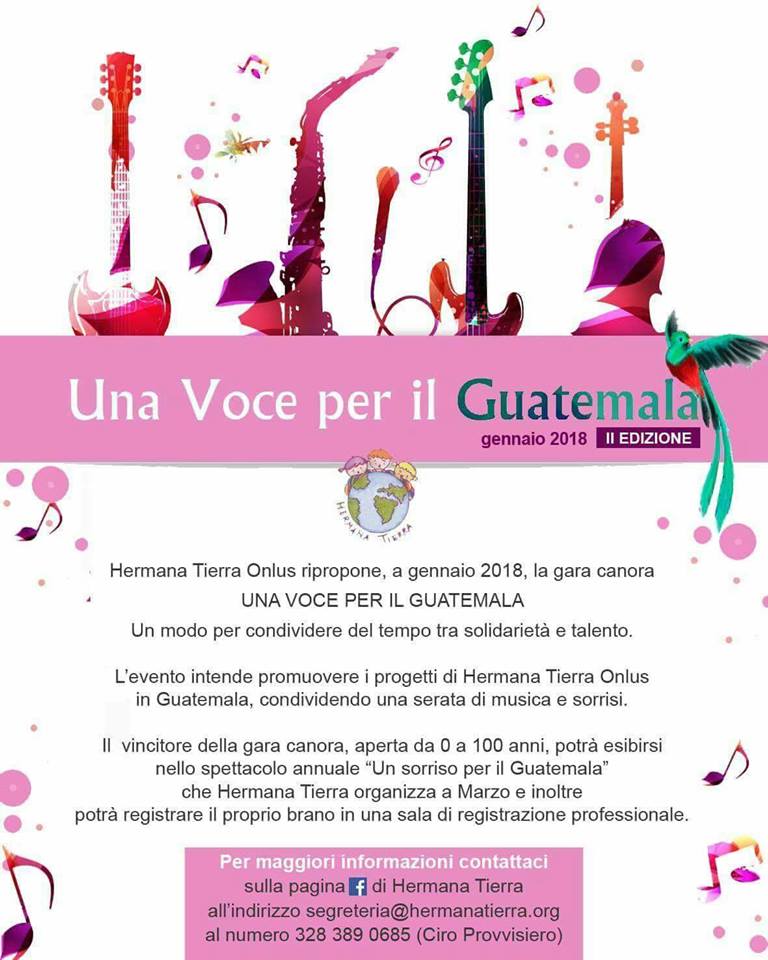 Una voce per il Guatemala (Teatro Cinema Roma - Portici - 2018)